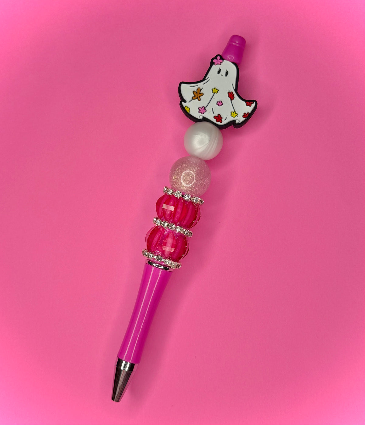 Pink Fall Ghost Pen