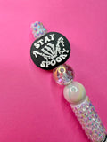 Stay Spooky Rhinestone White Pen